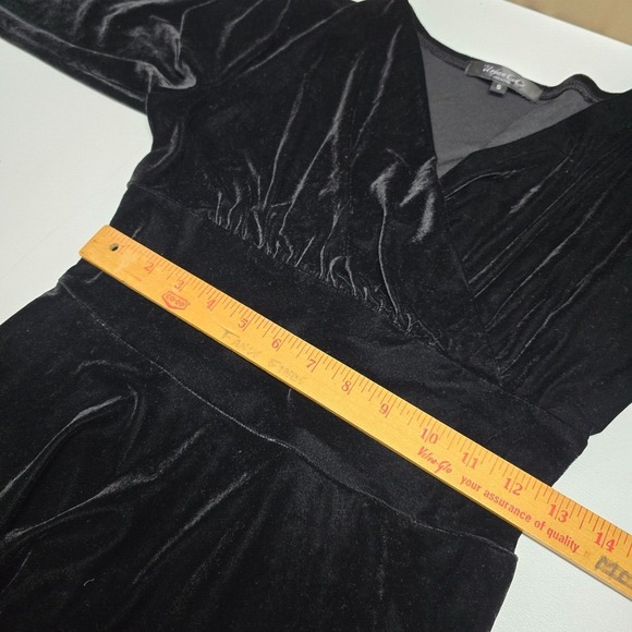 Urban CoCo Maxi Dress Womens Small Black‎ Velvet Goth Witchy Festival Medieval - Picture 12 of 16